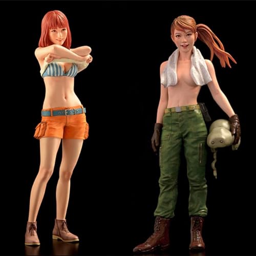 1/20 Sci-Fi Agent Woman Warrior Resin Model Kit Unbemalt und unmontiert Resin Modellteile (2 Personen) // 4R7w-6 von FCBEL