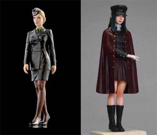 1/20 Sci-Fi Agent Woman Warrior Resin Model Kit Unbemalt und unmontiert Resin Modellteile (2 Personen) // 4R7w-7 von FCBEL