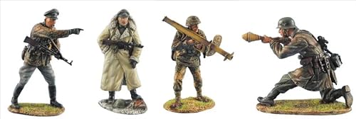 1/35 WWII Deutscher Soldat Resin Modellbausatz Unbemalt und unmontiert Resin Modellteile (4 Männer)//Sx9A-26 von FCBEL