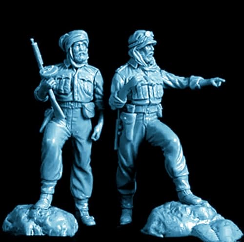 1/35 WWII Soviet Soldier Resin Model Kit Unbemalte und unmontierte Resin Modellteile (2 Männer)//Yx9Y-3 von FCBEL