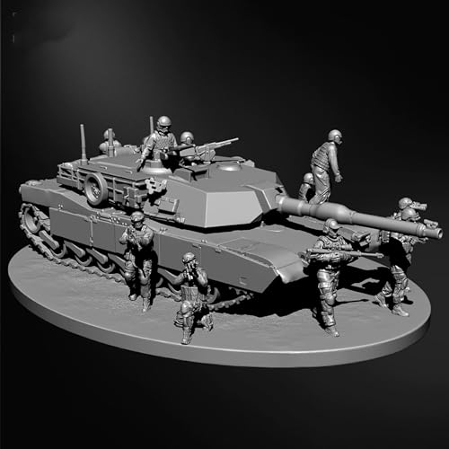 1/48 38mm U.S. Commando Soldier Resin Modellbausatz Unbemalte und unmontierte Resin Modellteile (Einschließlich Tanks) // D4TZ3 von FCBEL