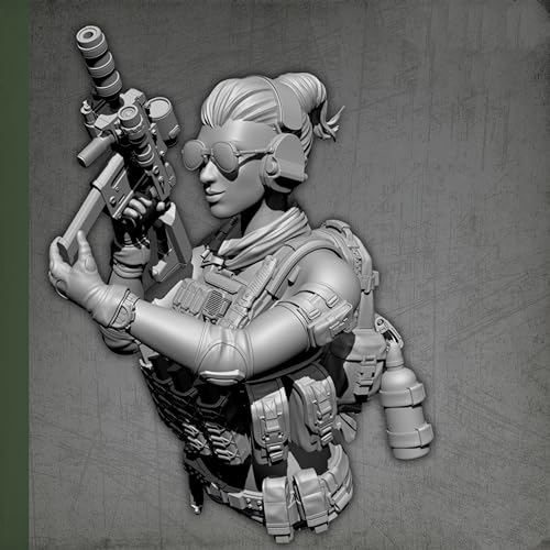 50mm U.S. Commando Soldier Resin Büste Modellbausatz Unbemalt Unmontierte Resin Modellteile // lo5F-5 von FCBEL