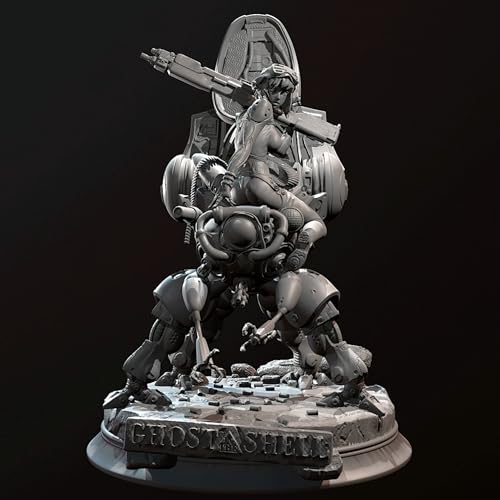 75mm Sci-Fi Mechanische Soldatin Harz Modell Unbemalt und unmontiert Miniatur Harz Soldat Kit //YK3l-2 von FCBEL