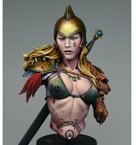 FCBEL 1/10 Antikes Fantasy-Reinfiguren-Modell, weibliche Kriegerfigur, unmontiert und unbemalt, Miniatur-Bausatz aus Druckguss/K72357A FCBEL 1/10 Antikes Fantasy-Reinfiguren-Modell, weibliche Kriegerfigur, unmontiert und unbemalt, Miniatur-Bausatz aus Druckguss/K72357A von FCBEL