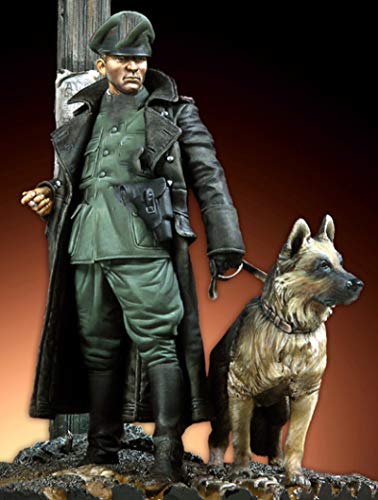 FCBEL 1/18 90mm WWII Deutscher Kommandant und Heereshund Druckguss-Modell aus Resin, unmontiert und unbemalt Miniatur-Soldat Bausatz/A59511 FCBEL 1/18 90mm WWII Deutscher Kommandant und Heereshund Druckguss-Modell aus Resin, unmontiert und unbemalt Miniatur-Soldat Bausatz/A59511 von FCBEL