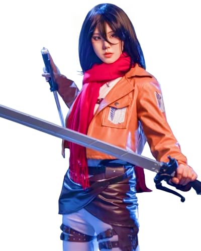 FCCAM Ackerman Cosplay AOT Cosplay Ackerman Cosplay Kostüm Scout Regiment Verkleidung Karneval Kostüm Halloween Kostüm Ackerman Kostüm set, L FCCAM Ackerman Cosplay AOT Cosplay Ackerman Cosplay Kostüm Scout Regiment Verkleidung Karneval Kostüm Halloween Kostüm Ackerman Kostüm set, L von FCCAM