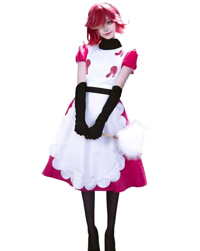 FCCAM Anime Cosplay Hazbin Hotel Cosplay Niffty Cosplay Kostüm Halloween Anzug Set Karneval Kostüm, L von FCCAM