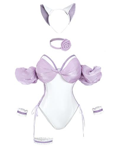 FCCAM Bunny Kostüm Frauen Bunny Girl Cospaly Bunny Costüm Bunny Girl Senpai Cosplay Bunny Suit mit Ohren, S FCCAM Bunny Kostüm Frauen Bunny Girl Cospaly Bunny Costüm Bunny Girl Senpai Cosplay Bunny Suit mit Ohren, S von FCCAM