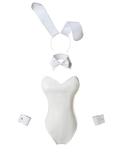 FCCAM Bunny Kostüm Frauen Girl Sakurajima Mai Cosplay Kostüm Anime Senpai Bunny Suit mit Ohren Weiß M FCCAM Bunny Kostüm Frauen Girl Sakurajima Mai Cosplay Kostüm Anime Senpai Bunny Suit mit Ohren Weiß M von FCCAM