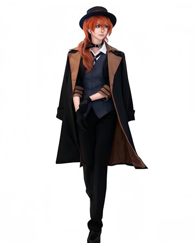 FCCAM Chuuya Cosplay Bungo Stray Dogs Cosplay Anime Cosplay Kostüm Chuya Nakahara Cosplay, Chuya Nakahara, XXL FCCAM Chuuya Cosplay Bungo Stray Dogs Cosplay Anime Cosplay Kostüm Chuya Nakahara Cosplay, Chuya Nakahara, XXL von FCCAM