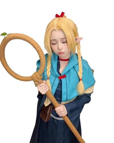 FCCAM Delicious in Dungeon Cosplay Marcille Cosplay Kostüm für Marcille in Delicious in Dungeon Anime Cosplay Halloween Kostüm, XXL von FCCAM