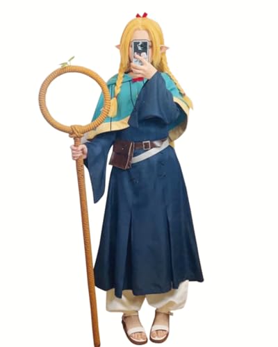 FCCAM Delicious in Dungeon Marcille Cosplay Kostüm für Marcille in Delicious in Dungeon Anime Cosplay Halloween Kostüm, XXL FCCAM Delicious in Dungeon Marcille Cosplay Kostüm für Marcille in Delicious in Dungeon Anime Cosplay Halloween Kostüm, XXL von FCCAM
