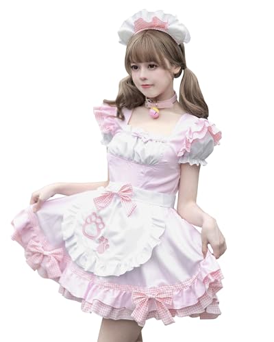 FCCAM Maid Dress Cat Maid Dress Maid Outfit Maid Cosplay hausmädchen kostüm zimmermädchen kostüm Maid Dress Dienstmädchen Kostüm Kellnerin Kostüm, Rosa, XXL FCCAM Maid Dress Cat Maid Dress Maid Outfit Maid Cosplay hausmädchen kostüm zimmermädchen kostüm Maid Dress Dienstmädchen Kostüm Kellnerin Kostüm, Rosa, XXL von FCCAM