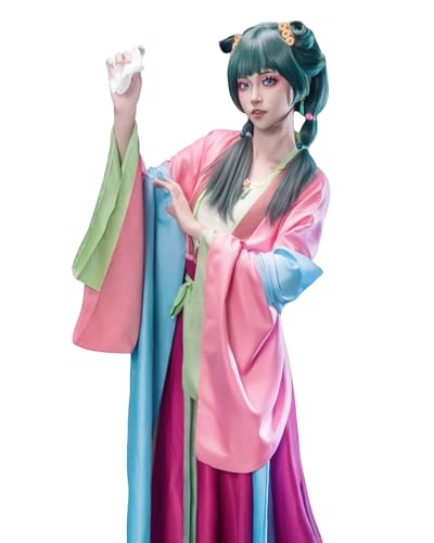 FCCAM Maomao Cosplay Kostüm The Apothecary Diaries Cosplay Outfits Mao Mao Fee Komplett Outfit Damen Hanfu Kleid, L von FCCAM