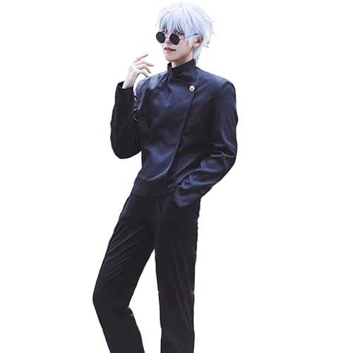 FCCAM Satoru Gojo Cosplay Satoru Gojo Cosplay Kostüm Whit Gläser und Gläserbeutel Karneval Halloween Cosplay Kostüm Kostüm XXL FCCAM Satoru Gojo Cosplay Satoru Gojo Cosplay Kostüm Whit Gläser und Gläserbeutel Karneval Halloween Cosplay Kostüm Kostüm XXL von FCCAM