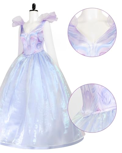 FCCAM Wicked Kostüme Glinda Damen Wicked Cosplay Uniform Halloween Karnevals Outfits Hexen Kostüm Lila Kleid Lang Erwachsene L FCCAM Wicked Kostüme Glinda Damen Wicked Cosplay Uniform Halloween Karnevals Outfits Hexen Kostüm Lila Kleid Lang Erwachsene L von FCCAM