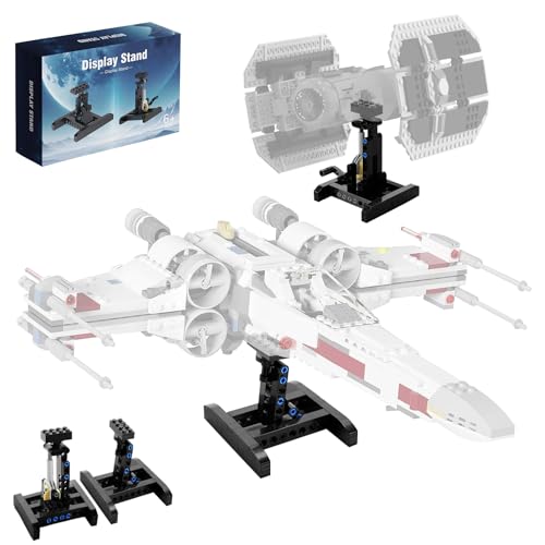 FCEYOUT Display Ständer für X-Wing Fighter 75301, TIE Bomber 75347, Mando N-1 Fighter 75325, Verstellbarer Winkelhalter, 2 Pack, für 7+ Jahre, Science-Fiction, 2 Stück FCEYOUT Display Ständer für X-Wing Fighter 75301, TIE Bomber 75347, Mando N-1 Fighter 75325, Verstellbarer Winkelhalter, 2 Pack, für 7+ Jahre, Science-Fiction, 2 Stück von FCEYOUT