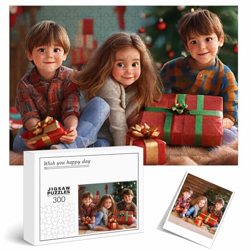 FCLYDER Puzzle von eigenem Foto, Fotopuzzle 35, 70,120, 200, 300, 500, 1000, 1500, 2000, 3000 Teile, Individuelles Puzzle mit eigenem Foto, Gestalte Dein Individuelles Fotopuzzle für Valentinstag FCLYDER Puzzle von eigenem Foto, Fotopuzzle 35, 70,120, 200, 300, 500, 1000, 1500, 2000, 3000 Teile, Individuelles Puzzle mit eigenem Foto, Gestalte Dein Individuelles Fotopuzzle für Valentinstag von FCLYDER