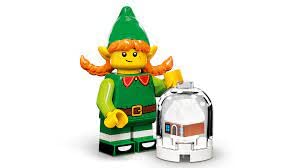FCP Lego 71034 Minifigures Serie 23, Beutel-Set in limitierter Auflage 2022, Kollektion mit 1 von 12 Wählen Sie Ihren Charakter (Weihnachtself), Grün, Gelb von FCP