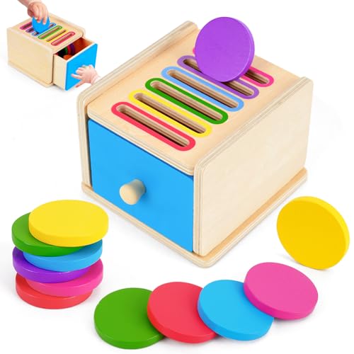 FCSONU Kinder Montessori Spielzeug ab 1 2 3 Jahre Jungen Mädchen, Holzspielzeug ab 1 Jahr, Farbe Sortierspiel Steckspiel Kinderspielzeug ab 2, Ostern Kindertag Geburtstag Geschenk für Baby Weihnachten FCSONU Kinder Montessori Spielzeug ab 1 2 3 Jahre Jungen Mädchen, Holzspielzeug ab 1 Jahr, Farbe Sortierspiel Steckspiel Kinderspielzeug ab 2, Ostern Kindertag Geburtstag Geschenk für Baby Weihnachten von FCSONU