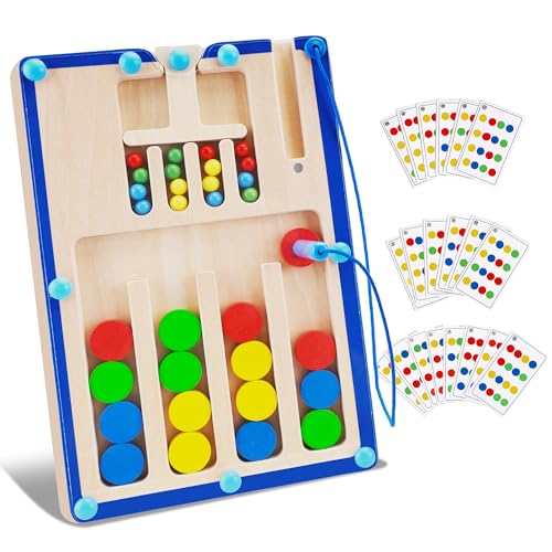 FCSONU Montessori Spielzeug ab 3 4 5 6 Jahre Mädchen Junge, Kinder Magnetspiel Labyrinth Kinderspielzeug, Magnet Spiel Motorikspielzeug, Holzspielzeug Magnetic Spiel Lernspiele Geburtstag Geschenk FCSONU Montessori Spielzeug ab 3 4 5 6 Jahre Mädchen Junge, Kinder Magnetspiel Labyrinth Kinderspielzeug, Magnet Spiel Motorikspielzeug, Holzspielzeug Magnetic Spiel Lernspiele Geburtstag Geschenk von FCSONU