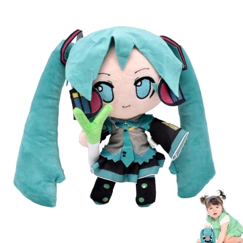 FCXVXCL 28cm Anime plushies, Plüsch Kuscheltier für Kinder, H-atsune M-iku Stoffpuppe, Anime Plüschpuppen Figuren für Kinder und Erwachsen, Spielzeug Geschenke FCXVXCL 28cm Anime plushies, Plüsch Kuscheltier für Kinder, H-atsune M-iku Stoffpuppe, Anime Plüschpuppen Figuren für Kinder und Erwachsen, Spielzeug Geschenke von FCXVXCL