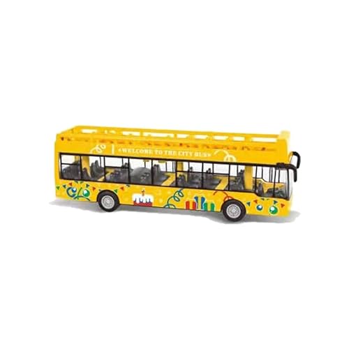 FCXVXCL Bus-Auto-Spielzeug mit Box, Doppeldecker-Bus-Spielzeugmodell, Trägheit, Spielzeugauto, Spielzeug, Stadtauto, Spielzeug für Kinder, Geburtstagsgeschenk, Partygeschenke, Gelb FCXVXCL Bus-Auto-Spielzeug mit Box, Doppeldecker-Bus-Spielzeugmodell, Trägheit, Spielzeugauto, Spielzeug, Stadtauto, Spielzeug für Kinder, Geburtstagsgeschenk, Partygeschenke, Gelb von FCXVXCL