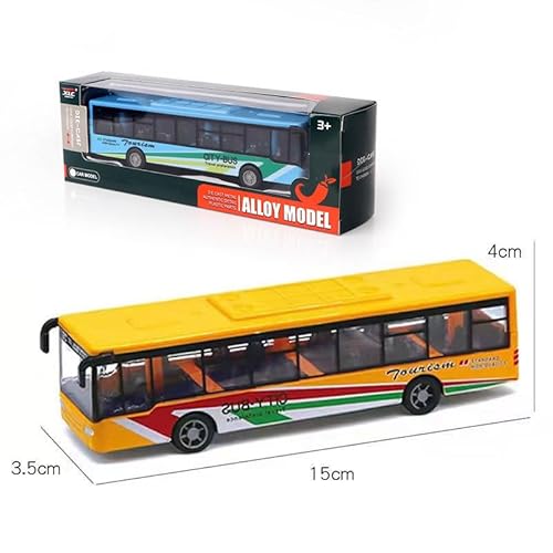 FCXVXCL Bus Auto Spielzeug mit Box, Legierung Stadtbus Spielzeug Modell Trägheit Spielzeug Autos Zurückziehen Fahrzeug Spielzeug Stadtauto Spielzeug für Kinder Geburtstagsgeschenk Party Gefälligkeiten FCXVXCL Bus Auto Spielzeug mit Box, Legierung Stadtbus Spielzeug Modell Trägheit Spielzeug Autos Zurückziehen Fahrzeug Spielzeug Stadtauto Spielzeug für Kinder Geburtstagsgeschenk Party Gefälligkeiten von FCXVXCL