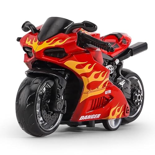 FCXVXCL Motorrad-Spielzeug, Rückzieh-Spielzeugautos, Spielzeug-Motorräder für Kinder, Legierung, Motorradmodell, Retro-Motorrad-Spielzeug für Kinder von FCXVXCL