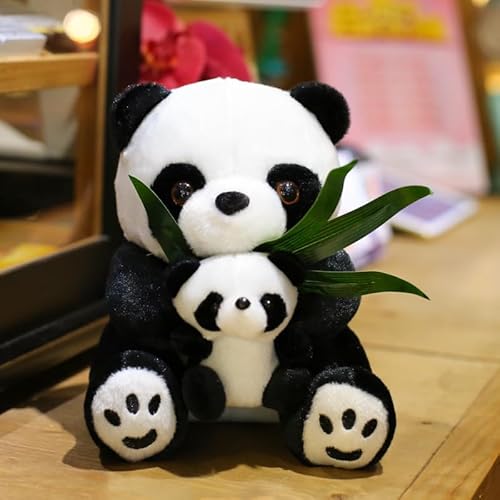 FCXVXCL Panda Plüschtier, Spielzeug Stofftier, Plüschpuppe Kinderspielzeug Plüschtiere, Kuscheltier Karikatur Spielzeug, Süße Plüschpuppen für Kinder 20CM(B) von FCXVXCL