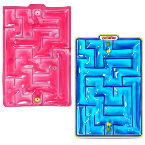2 Stück Labyrinth Spiel Sensorik Spielzeug,GelgefüLlte Anti Stress Autismus Spielzeug,Geeignet für Kinder und Jugendliche,Sensorik Labyrinth Fidget, Geeignet für Menschen mit ADHS und Autismus von FDJZXW