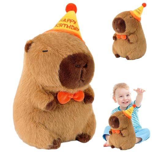 Capybara Kuscheltier, 23cm Capybara Plüschtier, Wasserschwein Kuscheltier Kuscheltier Capybara Plush Puppen, Home Deko Super Weiche Gefüllte Spielzeug Plüsch, Geschenk für Kinder Mädchen Jungen Capybara Kuscheltier, 23cm Capybara Plüschtier, Wasserschwein Kuscheltier Kuscheltier Capybara Plush Puppen, Home Deko Super Weiche Gefüllte Spielzeug Plüsch, Geschenk für Kinder Mädchen Jungen von FDJZXW
