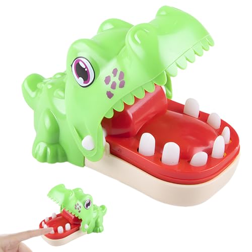 Krokodil Spiel Zähne,Krokodil Spiel ZäHne für Lustiges Interaktives Spielzeug,Action-Geschicklichkeitsspiel für Kinder AB 3 Jahren,Geeignet für Familienspiele,Partyspiele,Kindergeschenke,8.2cm*5.8cm von FDJZXW