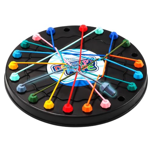 Logik Puzzle Brettspiel, Buntes Brainy Knots, Brain Knots, Knot Logic Spiel für Kinder und Erwachsene, Twisted Seil Puzzlespiel mit Aufbewahrungstasche, Knots Rope Untangling Tischstrategie Brettspiel von FDJZXW