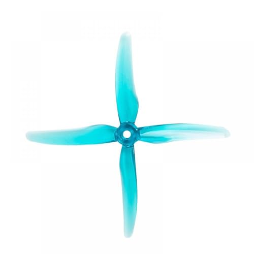 FDhRyTF 51455 Propeller, 5 mm, Befestigungsloch, kompatibel mit RC Renndrohnen, Quadcopter, Multirotor-Zubehör, Blau von FDhRyTF