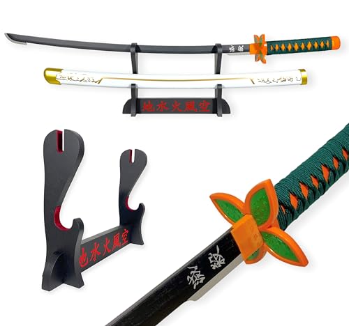 FÉENOMENN Katana Demon Slayer Shinobu Kocho – Schwert Holzklinge – japanische Halterung inklusive FÉENOMENN Katana Demon Slayer Shinobu Kocho – Schwert Holzklinge – japanische Halterung inklusive von FEENOMENN