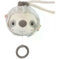 FEHN 42016 Spieluhr Faultier Grau/Beige Brahms Wiegenlied von FEHN