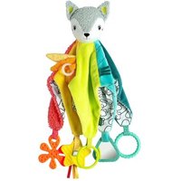 FEHN 49039 Activity-Schmusetuch Fuchs Deluxe Mehrfarbig von FEHN