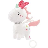 FEHN 57072 Spieluhr Einhorn Weiß/Pink Brahms Wiegenlied von FEHN