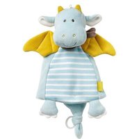 FEHN 65077 Schmusetuch Drache Deluxe Blau von FEHN