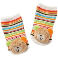 FEHN 91519 Rasselsocken Teddy Mehrfarbig von FEHN
