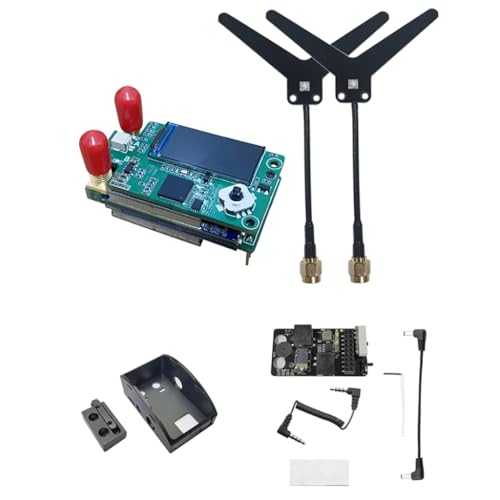 FEICHAO 4·9G, 5·8G, 6·1G/1·2,1·3G Dual-Antennen-Empfängermodul, kompatibel mit SKYZONE/FatShark Brillen (1·2G-Modul mit Etui) von FEICHAO