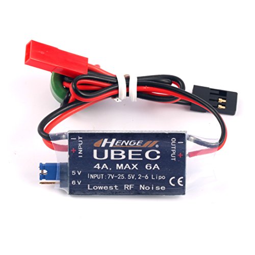 FEICHAO 4A UBEC Eingang 7V-25.5V 2-6S Lipo Ausgang 5V 6V / 4A Kontinuierlich Max 6A Wechselmodus BEC für RC Hubschrauber von FEICHAO