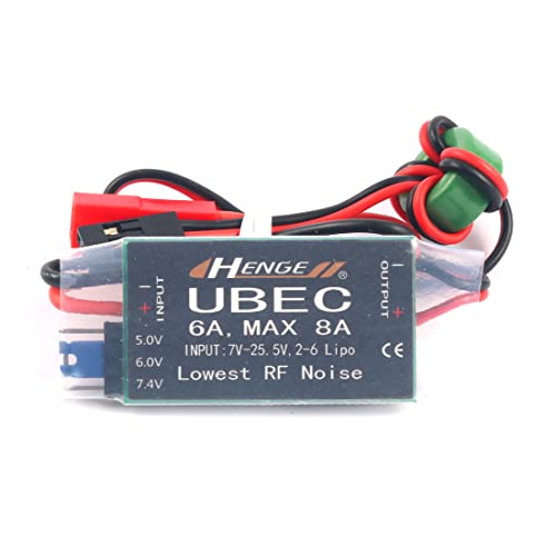 FEICHAO 6A UBEC Output 5V / 6V 6A / 8A 2-6S Lipo Switch Mode UBEC Low Voltage Version für 450 500 RC Hubschrauber von FEICHAO