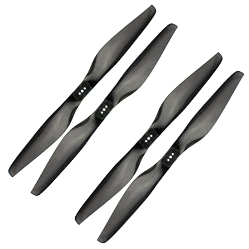 FEICHAO Drei-Loch 15x5,5 1555 Propeller CW CCW Kohlefaser-Paddel, kompatibel mit Tiger Quadcopter Multicopter Racing Drohne (2 Paar) von FEICHAO