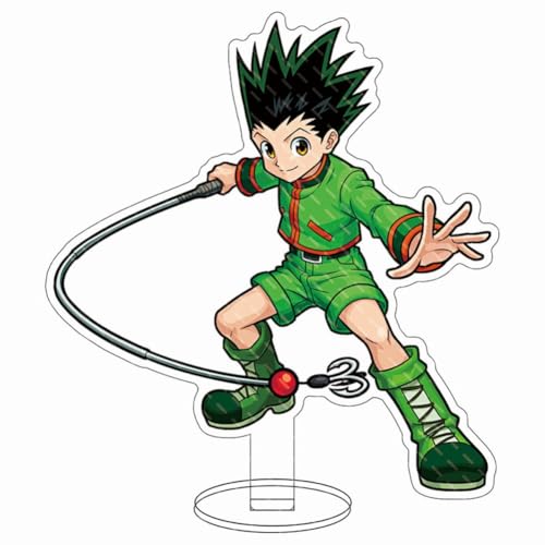 FEIDIAO Anime HUNTERHUNTER Figur Ständer 15cm Niedlicher HUNTERHUNTER Ständer Desktop Dekoration Anime Fans Sammlungen (B) von FEIDIAO