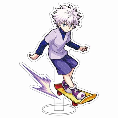FEIDIAO Anime HUNTERHUNTER Figur Ständer 15cm Niedlicher HUNTERHUNTER Ständer Desktop Dekoration Anime Fans Sammlungen (D) von FEIDIAO