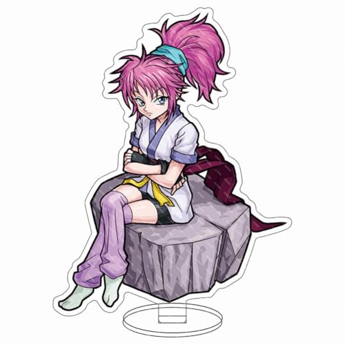 FEIDIAO Anime HUNTERHUNTER Figur Ständer 15cm Niedlicher HUNTERHUNTER Ständer Desktop Dekoration Anime Fans Sammlungen (E) von FEIDIAO