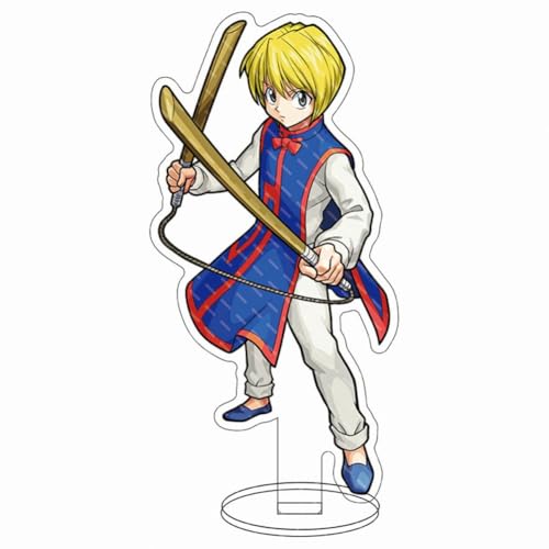 FEIDIAO Anime HUNTERHUNTER Figur Ständer 15cm Niedlicher HUNTERHUNTER Ständer Desktop Dekoration Anime Fans Sammlungen (F) von FEIDIAO