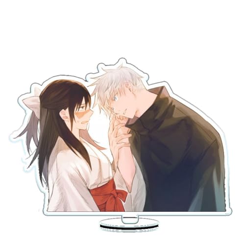 FEIDIAO Anime Ständer Satoru Figur Plakat Ständer Geto Suguru Action Figur Schreibtisch Anime Fans Sammlungen (G) von FEIDIAO